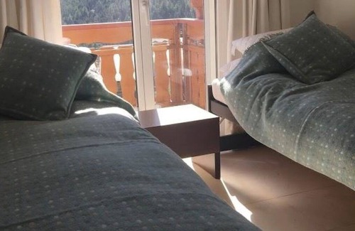Saas-Fee Apartment | Beautiful apartment for 6 people with WIFI, TV and balcony