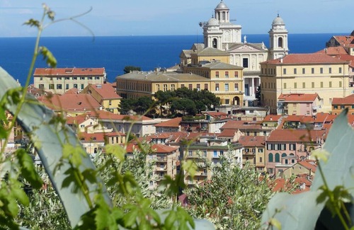 Imperia Apartment | Beautiful apartment with large terrace, panoramic sea view and swimming pool.