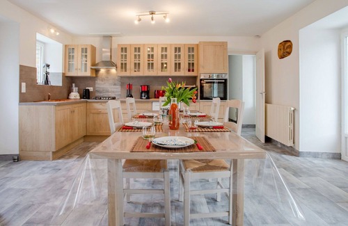 Saint-Lo-d'Ourville House | Beautiful private villa for 10 guests with WIFI, TV, patio and pets allowed