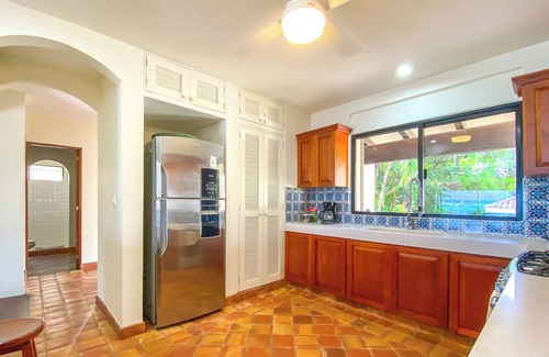 Akumal Villa | Beautiful Hacienda style villa located on white sandy beach, pool, AC, WiFi!