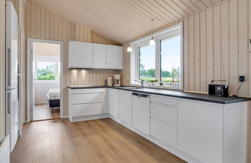 Odde House | Beautiful home in Hadsund with sauna