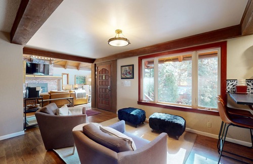 Round Hill Village House | Beautiful home near the lake & slopes with private hot tub, pool table, & WiFi