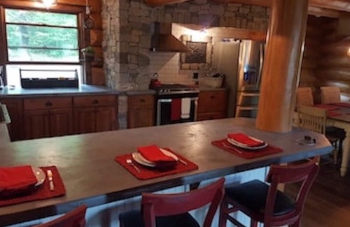 Rockwood Cabin | Beautiful Log Cabin in the Moosehead Region- on Brassua Lake
