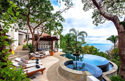 Conchas Chinas Villa | Beautiful luxury villa surrounded by gardens, ocean views full staff & transfers