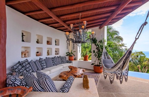 Conchas Chinas Villa | Beautiful luxury villa surrounded by gardens, ocean views full staff & transfers