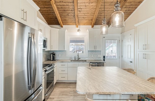 Oak Island House | BEAUTIFUL Oak Island OCEAN VIEW home only steps to the BEACH and BOAT LAUNCH!