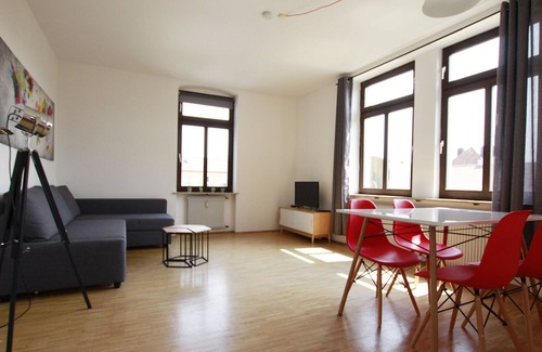 Grombuhl Condo | Beautiful old building, with the vineyards in the back and a view of the city