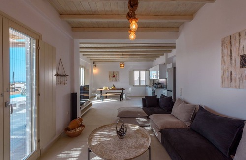 Drios Villa | Beautiful Paros Villa | 4 Bedrooms | Villa Aura | Private Pool & Astounding Sea.