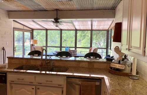 Graford House | Beautiful Peninsula Lake Front Resort Home, Tucked Away in a Beautiful Cove ,