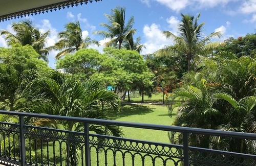 Saint-Francois Apartment | Beautiful pool apartment near new sea with pretty garden view terrace