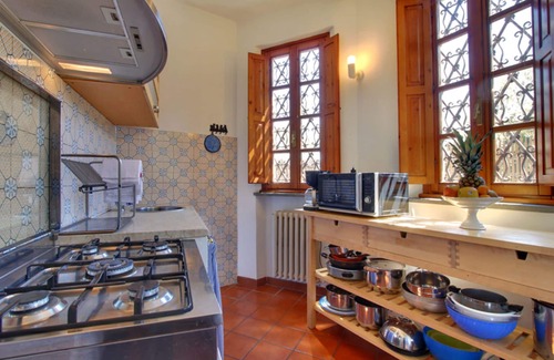 Ponte Agli Stolli Villa | Beautiful private villa with hot tub, WIFI, private pool, TV, balcony, close to Greve In Chianti