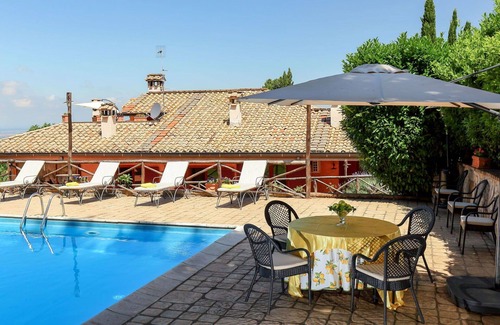 Monte Compatri Villa | Beautiful private villa with A/C, private pool, WIFI, TV, patio, pets allowed and panoramic view