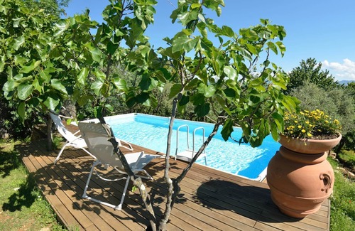 Vicopelago Villa | Beautiful private villa with private pool, internet, A/C, TV, patio, panoramic view, close to Lucca