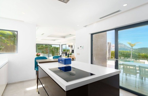 Cansalades Villa | Beautiful private villa for 8 guests with private pool, WIFI, hot tub, A/C, TV, patio and parking