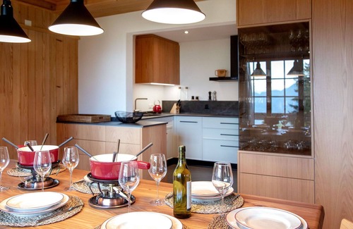 Villars-sur-Ollon House | Beautiful private villa for 8 guests with WIFI, TV and terrace