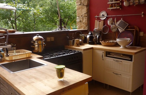 Privas Villa | Beautiful, quiet property with swimming pool and stone outbuilding + air conditioning
