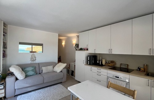 Santa Eulalia del Rio Apartment | Beautiful Relaxing Tiny Beach Home in Ibiza’s Cala Llonga Beach