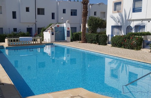 Hammamet Sud Apartment | Beautiful renovated duplex studio with swimming pool