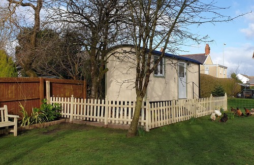 Upper Killay Cabin | Beautiful Shepherds Hut near The Gower