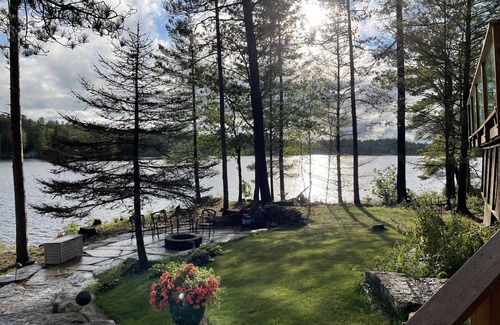 North Kawartha Cottage | Beautiful south facing lakefront cottage with sauna & hot tub on Big Cedar Lake!