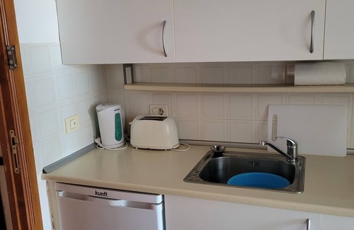Los Cristianos Apartment | Beautiful Studio Apartment with large South facing balcony & Amazing Sea Views