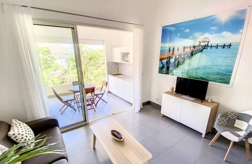 Cul de Sac Apartment | Beautiful suite S10, pool, 5' from the sea, next to paradise Pinel Island