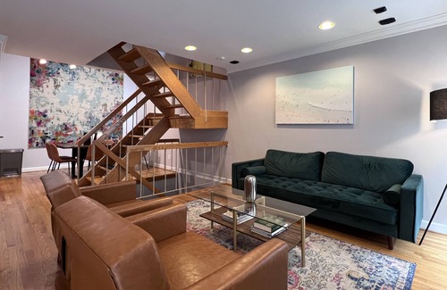 Fitler Square House | Beautiful Townhouse Near Rittenhouse With Parking, Patio, Deck & Gated Yard