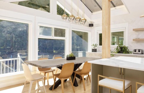 Blueridge House | Beautiful Villa with heated Pool hot tub by forest