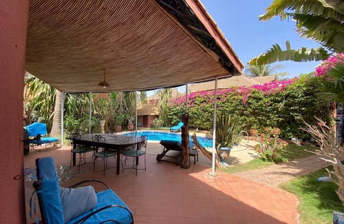 Saly Villa | BEAUTIFUL VILLA WITH SWIMMING POOL, RESIDENCE "SAFARI VILLAGE" WITH PRIVATE BEACH 100M