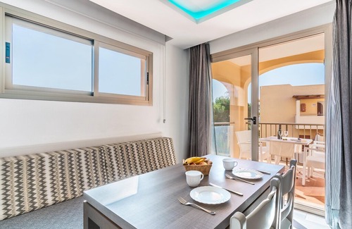 Cala Ferrera Apartment | Beautifully furnished “Ferrera Luxe Apartamento 705” close to the Beach with Pool, Wi-Fi, A/C, Terrace & Garden; Parking Available