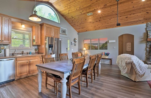 Sylvan Shores House | Beaver Lake Home w/Game Room, Boat Slip & Views!
