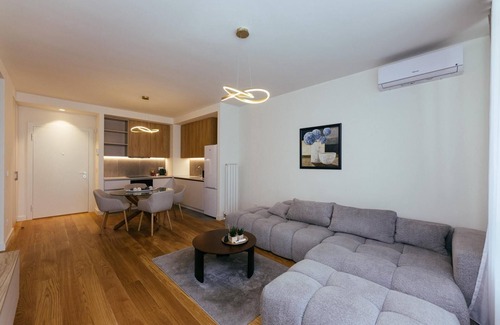 Savski Venac Apartment | Belgrade Waterfront - Designer One-Bedroom Apartment with Breakfast and Parking.