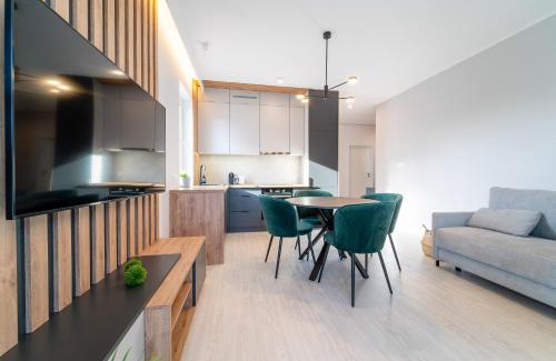 Ilawa Apartment | Bella Vista - 3pok, 5 łóżek, centrum, parking, winda, widok na rzekę, Netflix