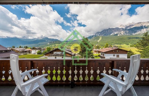 Cortina d'Ampezzo Apartment | "Belvedere" Direct Reservations Dolomites Skyline