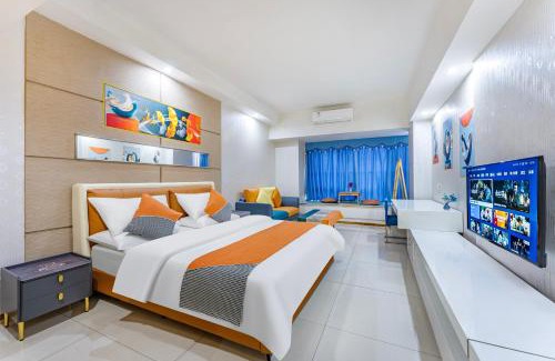 Guangzhou Central Business District Apartment | Bene International Hotel Zhujiang New Town US Consulate General Guangzhou Branch-The Canton Fair offers free breakfast and buses