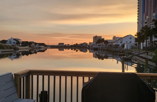 Cherry Grove Beach House | Best Loc <1 Min Walk to Beach. Overlooks Beautiful Ocean Inlet- Cherry Grove.