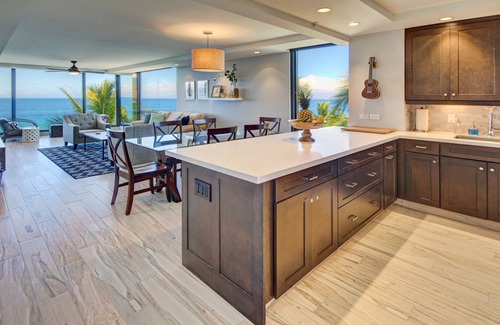Honokowai Condo | Best Ocean Front Views on Maui! Whale Watch From the Lanai or Living Room!