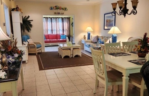 Cedar Neck Condo | Bethany Beach Island Theme 3BR/2BA/Balcy/W/D/Elevator/Garage/3.5 Miles To beach