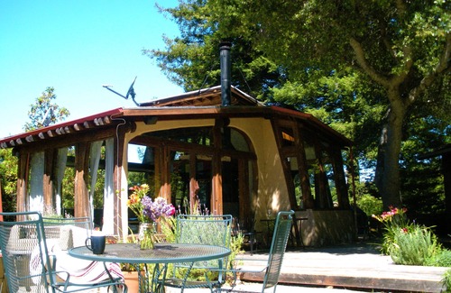 Carmel House | Big Sur Dream Home Completely private with an outdoor hot tub and fireplace.