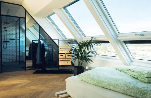 Meidling Apartment | Blackriver Loft Vienna mit gratis Parkplatz nahe Schönbrunn und U6