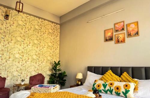 Sector 39 Apartment | Bliss Nook - Cozy & Serene Stay Near Medanta Hospital