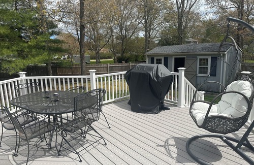 West Yarmouth House | Blissful Vacation Experience! Spacious, fully fenced house with backyard oasis!