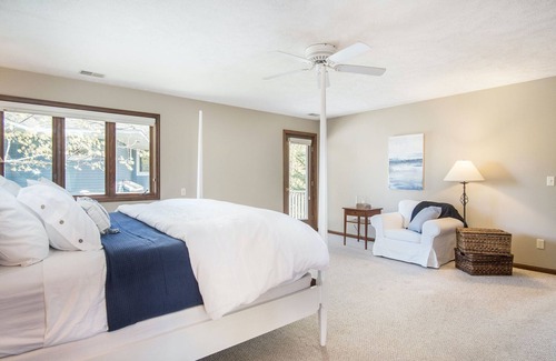 Macatawa House | Blue Anchor Beach Home ⚓︎ Private Beach Access ⚓︎ Ample Parking ⚓︎ Lake Views