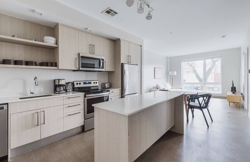 Jamaica Plain Apartment | Blueground | Jamaica Plain, AC, gym, nr pond