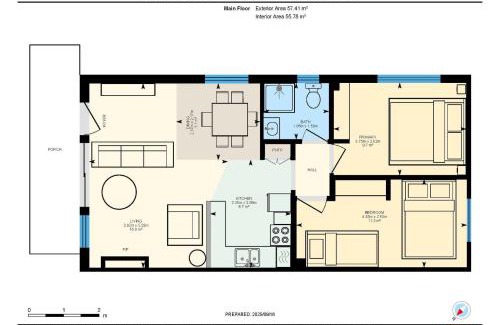 Jindabyne Apartment | Bluegums 3 - 2 bedroom apartment sleeps 6 with great views
