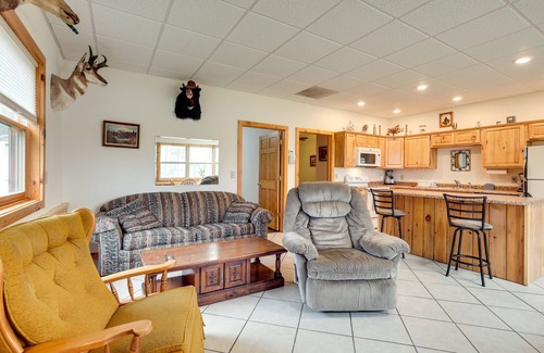 Rhinelander Cabin | Boat Dock & Fire Pit: Lakefront Monico Home!