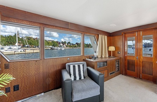 Eckernfoerde Boat Rental | Boat 'Ocean Motion' with Sea View, Private Terrace and Wi-Fi