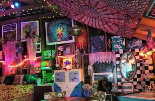 Amherst House | Bock's Jukejoint Magical barn, We built this barn ourselves out of recycled wood