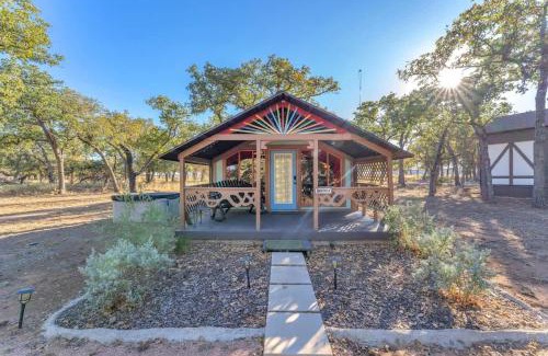 Fredericksburg House | Bohemian Cabin: Hot-tub, Serene Retreat, Pet-Friendly, 10-Mins to Downtown!