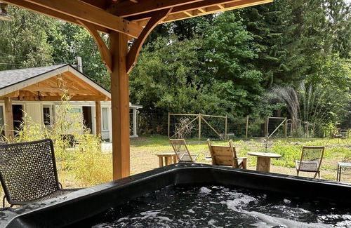 Lake Cowichan House | Boho Bat Bothy on the River at The Fig and Filbert